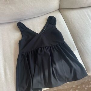 Pomander Place Black V-Neck Blouse